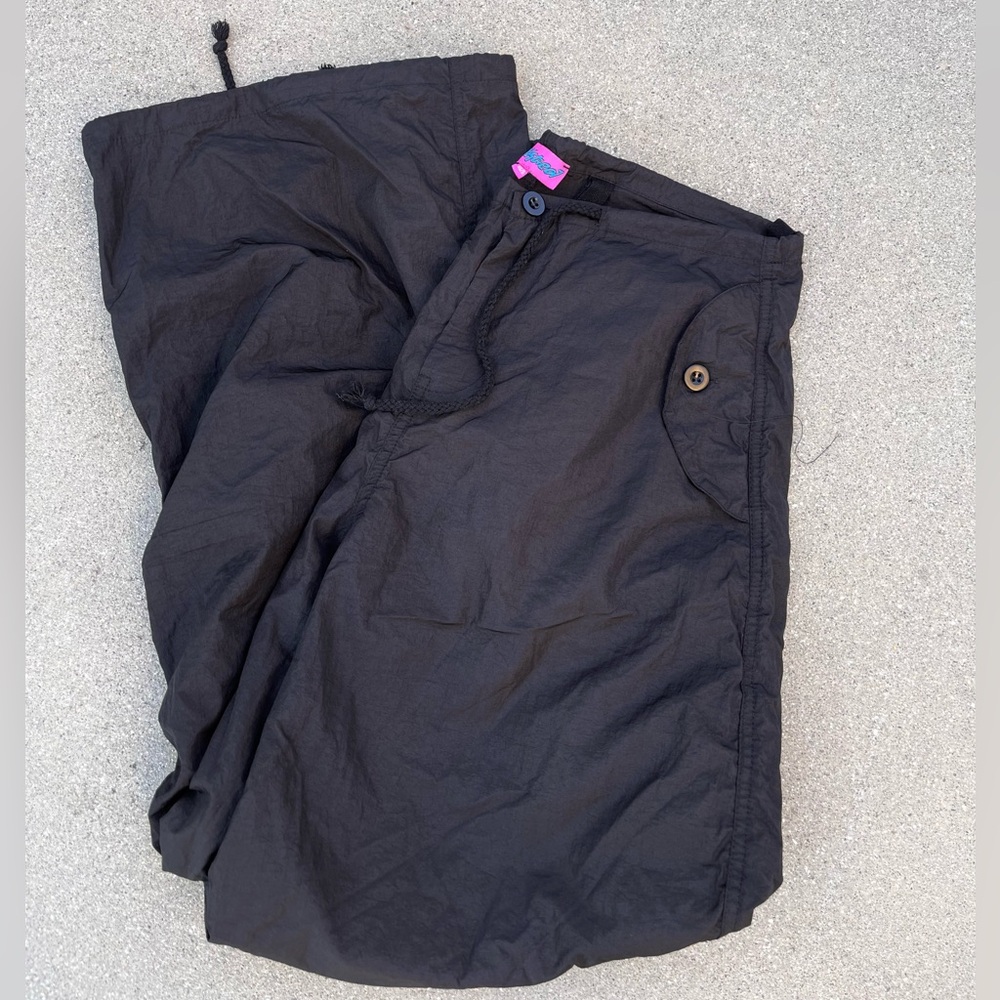Edikted black cargo pants